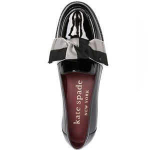 Kate Spade Black Patent Leandra Loafers